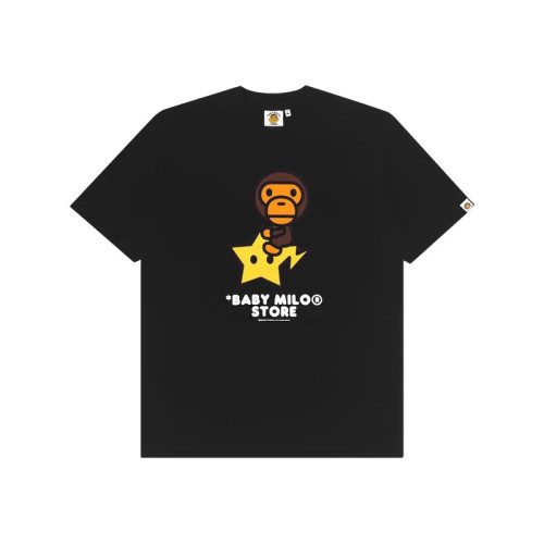 Kid's and Aparent BEII&BAPE 99% Cotton Star Lightning Monkey T-shirt (3~8 years) BPH-414