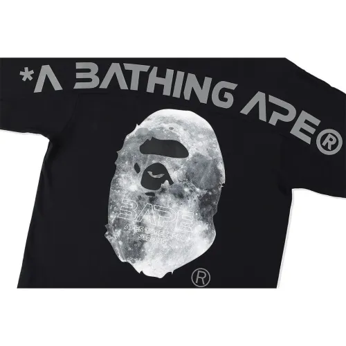 Adult Bape Fasion 95% Cotton Moon Ape T-shirt BPH-060