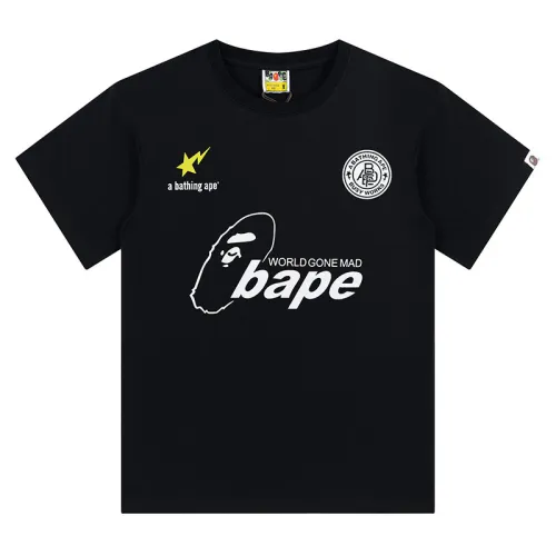 Adult Bape Fasion 95% Cotton Lightning Star T-shirt BPH-040
