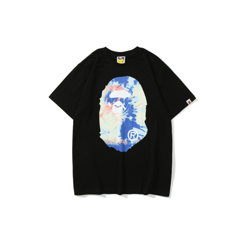 Adult Bape Fasion 95% Cotton Tie-dye Ape T-shirt BPH-063