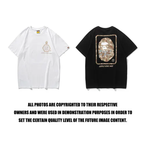 Adult Bape Fasion 95% Cotton Desert Camouflage Ape T-shirt BPH-068