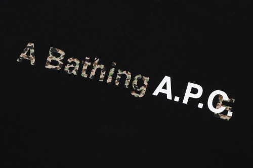 Adult Bape Fasion 230g 95% Cotton T-shirt BPH-045