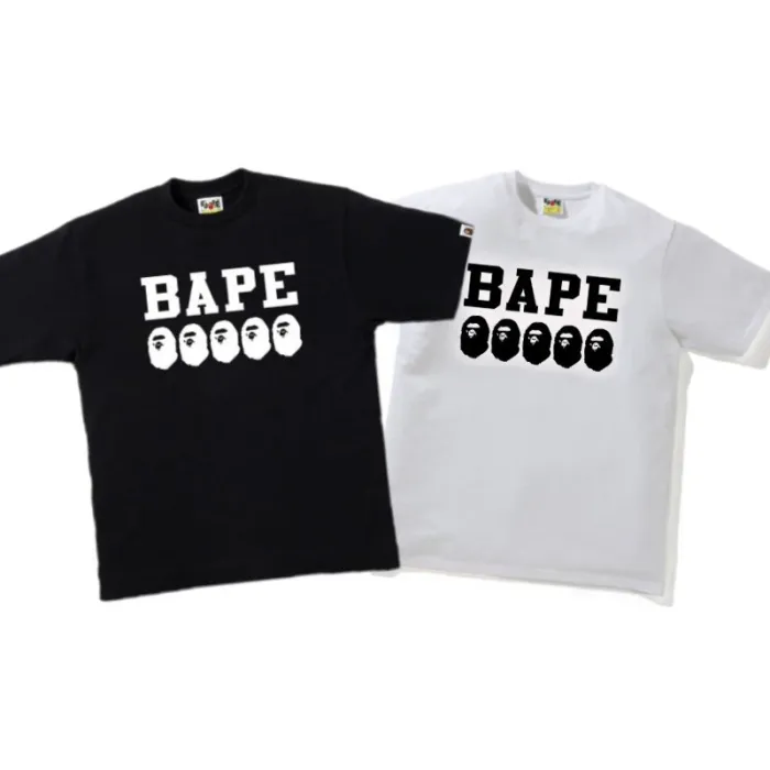 Adult Bape Fasion 230g 95% Cotton Ape T-shirt BPH-057