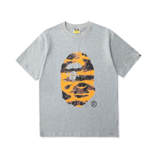 Adult Bape Fasion 230g 95% Cotton Tiger Stripes Camouflage  Ape T-shirt BPH-049