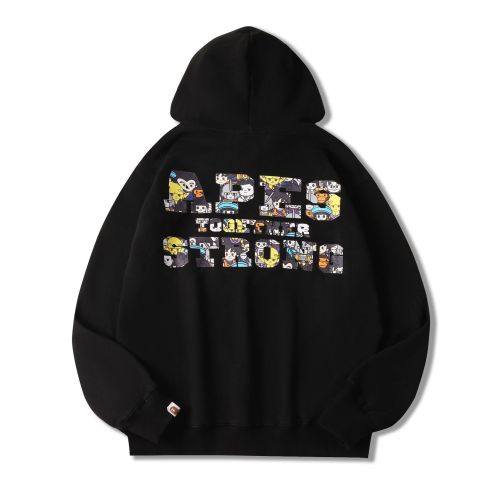 Adult Bape Fasion 95% Cotton Cartoon Print Ape Hoodied Hoodie BPH-101