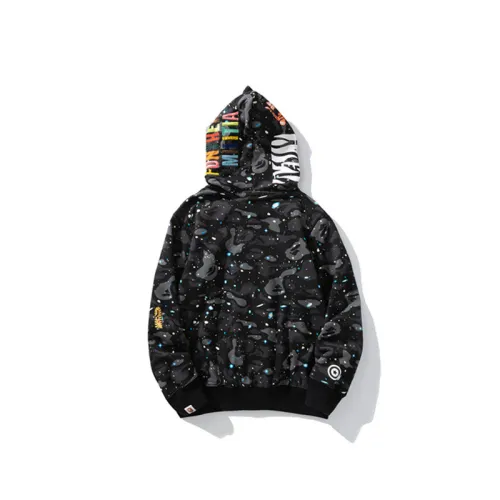 Adult Bape Fasion 95% Cotton Tiger-shark Camouflage Zipper Hoodied Hoodie BPH-141