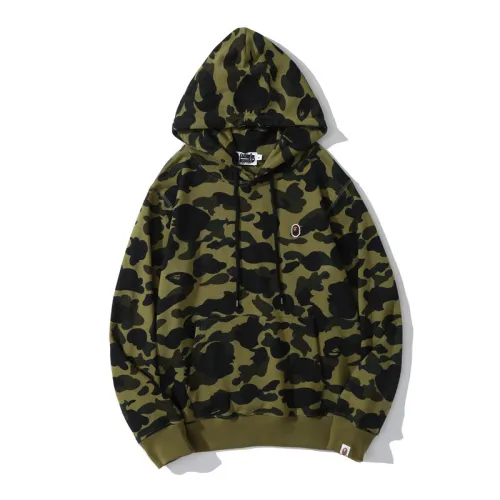 Adult Bape Fasion 95% Cotton Camouflage Shark Embroidery Ape Logo Hoodied Hoodie BPH-176