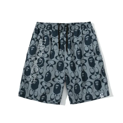 Adult BAPE 95% Cotton Shark Camouflage Ape Drawstring Mid Shorty BPH-160