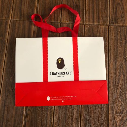 Bape Exclusive Red 40*30*10cm Packaging Bag BPH-221(10pcs bags as one set)