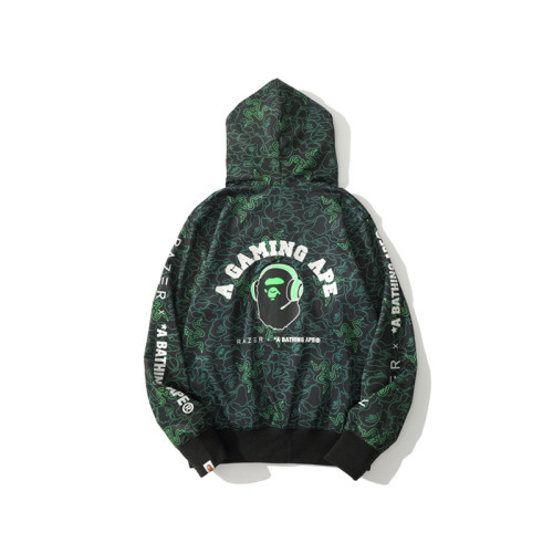 Adult Bape Fasion 90% Cotton Camouflage Gaming Thin Style Hoodied Hoodie BPH-285