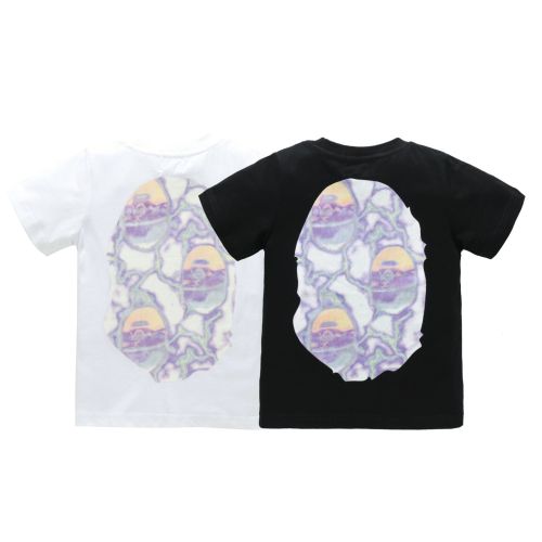Kid's BAPE 98% Cotton Planet Digital Printing Ape T-shirt (3~8 years) BPH-292