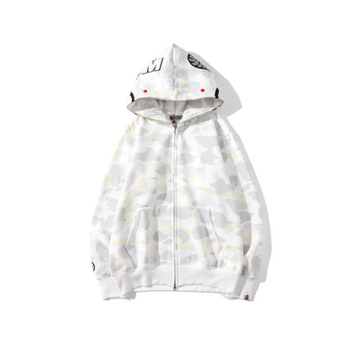 Adult Bape Fasion 85% Cotton Camouflage Shark Luminous Thin Style Hoodied Hoodie BPH-271