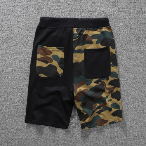 Adult BAPE 80% Cotton Splice Shark Camouflage Mid Shorty BPH-276