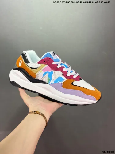 Company Level High Quality New Balance Joint BAPE Sk8 Sta Low Solid Color Suede Stitching Differentiated Oxford Fabric Upper with Exposed Cushioning Rubber Sole Ape Camouflage Reflective ML5740RBG Sneaker with Box BPS-068