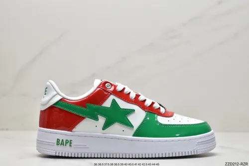 Company Level High Quality BAPE Sk8 Sta Low Soft Suede with Rubber Sole Sneaker with Box BPS-049