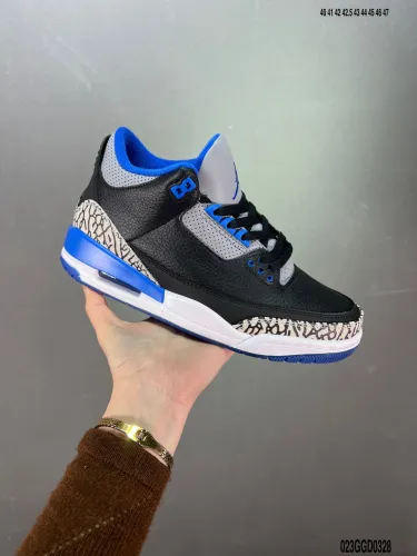 Company Level High Quality Nike Air Jordan 3 Justin Timberlake&Tinker Hatfheld White Cement Swoosh Reflective Effect DN3707 Sneaker with Box HYAJ-187