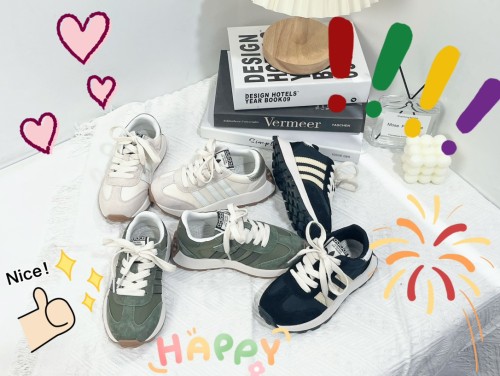 High Quality Kid's Adidas Three Stripes Sneaker with Box KSS-020