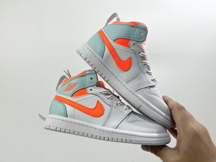 High Quality Kid's Nike Air Jordan 1 Top Leather Shoes with Box KSS-022