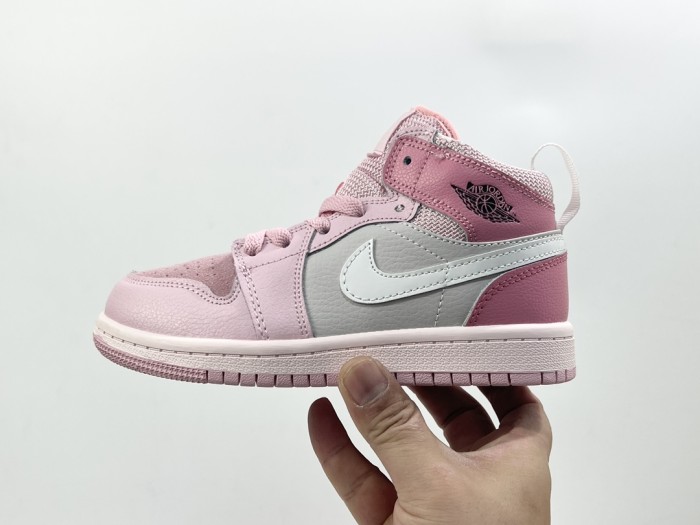 High Quality Kid's Nike Air Jordan 1 Top Leather Shoes with Box KSS-022