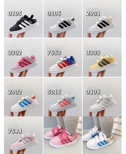 High Quality Kid's Adidas Velcro Sneaker with Box KSS-028