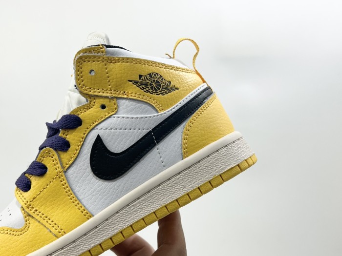 High Quality Kid's Nike Air Jordan 1 Top Leather Shoes with Box KSS-022