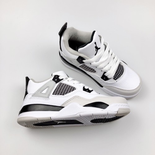 High Quality Kid's Nike Air Jordan 4 Rubber Outsole Non-slip Sneakers with Box KSS-040