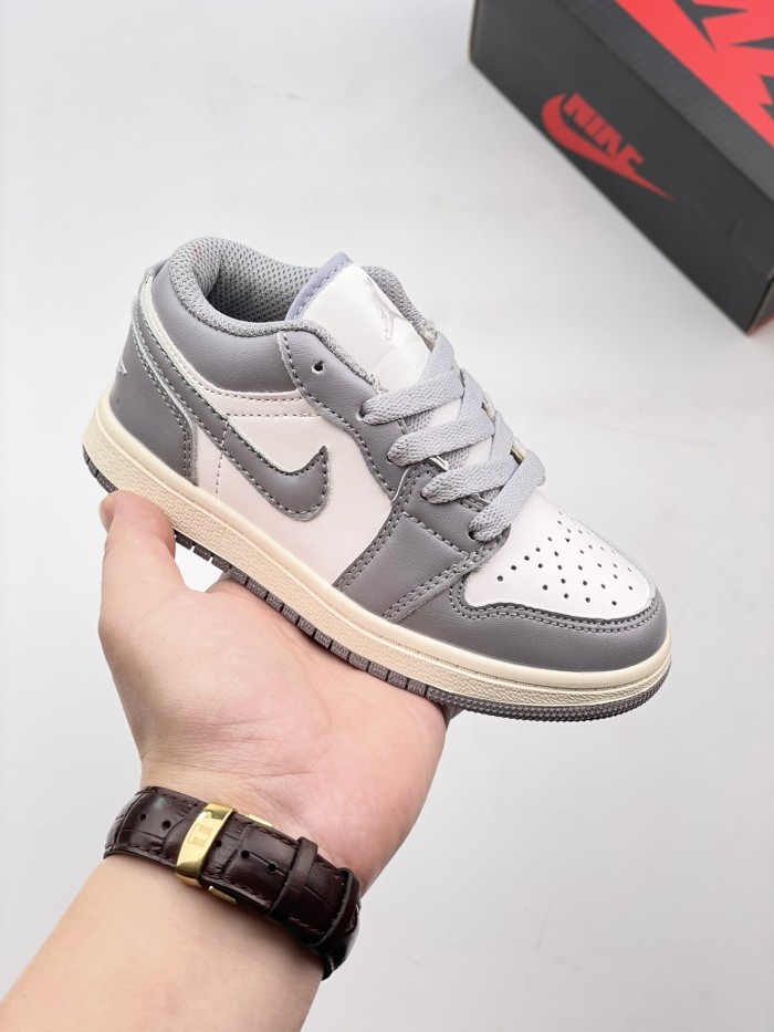 High Quality Kid's Nike Air Jordan 1 High Black Toe AJ1 baby Sneakers with Box KSS-044