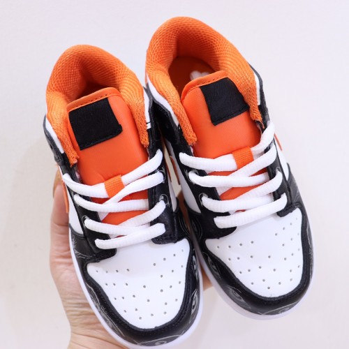High Quality Kid's Nike SB Dunk Low High-quality Leather with Patent Leather and Suede Body Sneakers with Box KSS-046