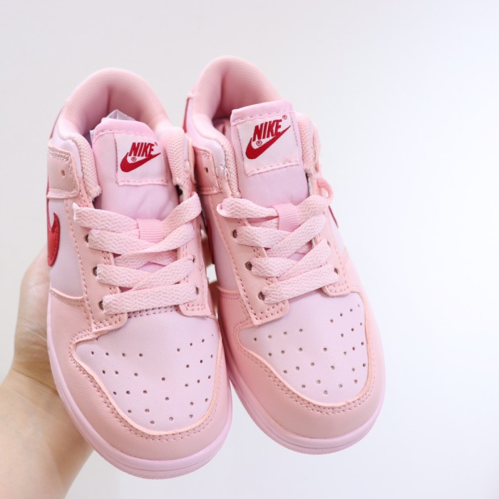 High Quality Kid's Nike SB Dunk High-quality Leather with Patent Leather and Suede Body Sneakers with Box KSS-045