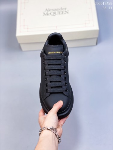 Company Level Top Quality Alexander McQueen Thick 4.5cm Sole Leather Couple Shoe With Box WLAX-001