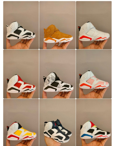 High Quality Kid's Nike Air Jordan 6 High Sneakers with Box KSS-051