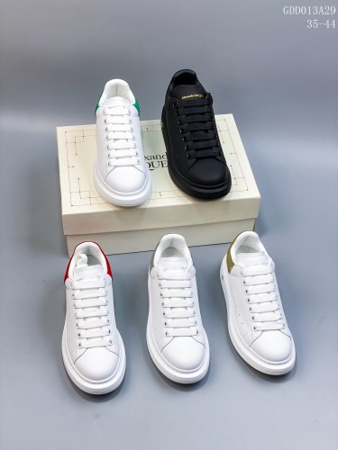 Company Level Top Quality Alexander McQueen Thick 4.5cm Sole Leather Couple Shoe With Box WLAX-001