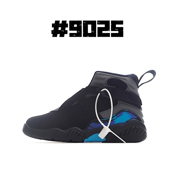 High Quality Kid's Nike Air Jordan 8 Velcro Sneaker with Box KSS-064