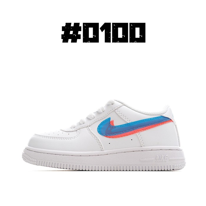 High Quality Kid's Nike Air Force 1 Low Air Sole Sneaker with Box KSS-068