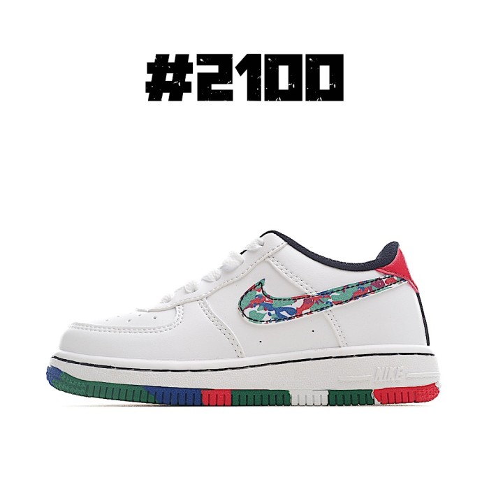 High Quality Kid's Nike Air Force 1 Low Air Sole Sneaker with Box KSS-068