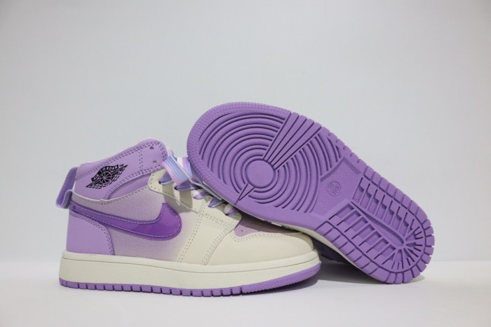 High Quality Kid's Nike Air Jordan 1 Mid Gradient Velcro Sneaker with Box KSS-074