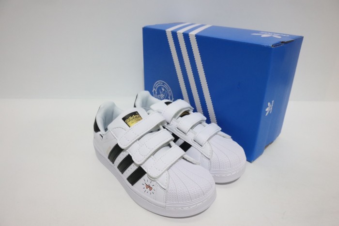 High Quality Kid's Adidas Low Velcro Sneaker with Box KSS-076