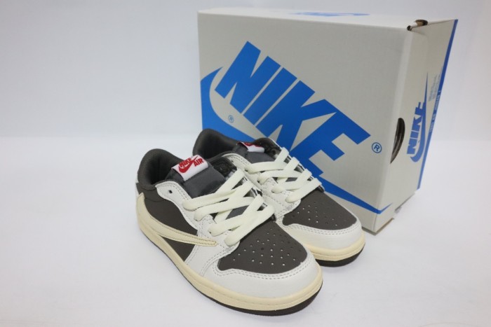 High Quality Kid's Nike Air Jordan 1 Low Barb Rubber outsoleWear-resistant and Non-slip Sneaker with Box KSS-083