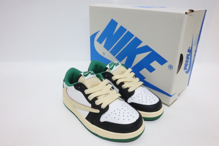 High Quality Kid's Nike Air Jordan 1 Low Barb Rubber outsoleWear-resistant and Non-slip Sneaker with Box KSS-083