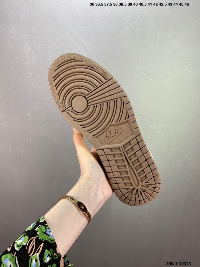 Company Level High Quality Air Jordan 1 Low  Reverse Mocha  Barb 3.0 DM7866-162 Sneaker with Box HYAJ-207