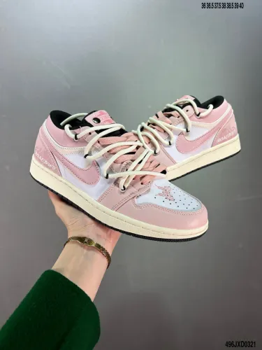 Company Level High Quality Nike Air Jordan 1 Low Brown Mocha  Soft Pebbled Calf Leather Upper Material Built-in Air Cushion and Wear-resistant Rubber Outsole CZ0790-061 Sneaker with Box HYAJ-214