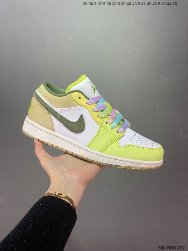 Company Level High Quality Nike Air Jordan 1 Low Full Rubber Sole FD9906 Sneaker with Box HYAJ-258