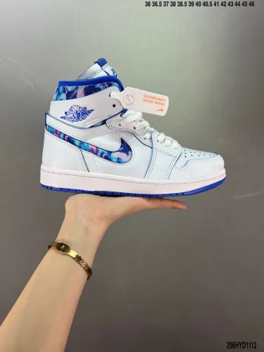 Original Grade Top Quality Nike Air Jordan 1 High Zoom Air CMFT GC  25th Anniversary  3M Reflective Material Zoom Air Cushion DV5575-140 Sneaker with Box HYAJ-333