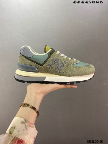 Company Level High Quality New Balance U574 Pig Nubuck Independent 4-layer Combination Outsole Private Model U574LGAA Retro Sneaker with Box HYNB-008