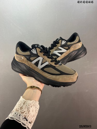 Company Level High Quality New Balance NB990 Pig Nubuck +Breathable Mesh Material + New Carbon Midsole with Transparent TPU Crystal Decorative Strips on the Heel Retro Sneaker with Box HYNB-009