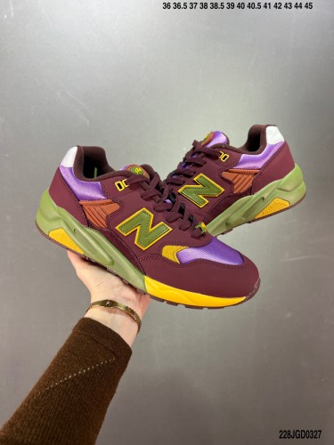 High Quality New Balance CMT580 Series Mercerized Suede Material + Independent 3-layer Combination Outsole Private Mold + Double Density C-CAP Technology Midsole Cushioning Retro Sneaker with Box HYNB-034