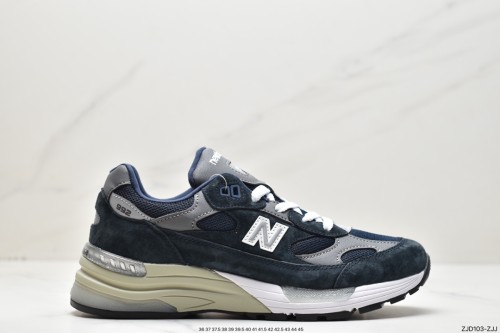 Company Level High Quality MC1APS x New Balance Made in USA M992 Pig Nubuck Independent 6-layer Combination Outsole Private Model + New Carbon Midsole with Transparent TPU Crystal Decorative Strips on the Heel M992Bk Retro Sneaker with Box HYNB-111