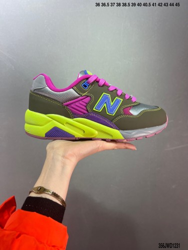 Company Level High Quality New Balance CMT580 Series Mercerized Suede Material + Independent 3-layer Combination Outsole Private Mold + Double Density C-CAP Technology Midsole Cushioning 580B Retro Sneaker with Box HYNB-135