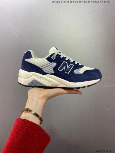 Company Level High Quality New Balance CMT580 Series Mercerized Suede Material + Independent 3-layer Combination Outsole Private Mold + Double Density C-CAP Technology Midsole Cushioning 580B Retro Sneaker with Box HYNB-150