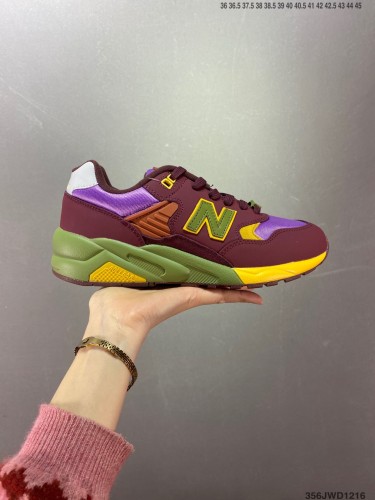 Company Level High Quality New Balance CMT580 Series Mercerized Suede Material + Independent 3-layer Combination Outsole Private Mold + Double Density C-CAP Technology Midsole Cushioning 580B Retro Sneaker with Box HYNB-146